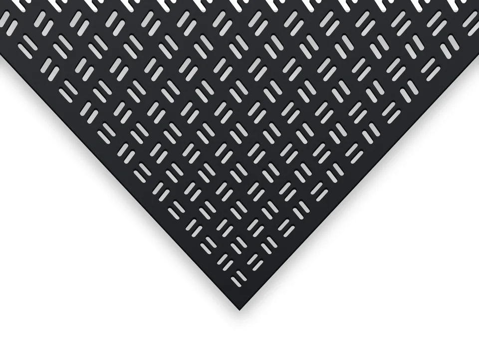 Design-Lochbleche Lochblech mit Lochbild Braid/Weaved, Nahansicht