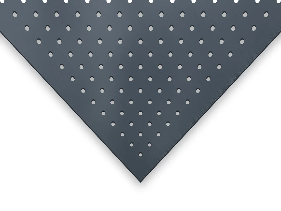 Stahl roh Lochblech mit Lochbild Rg 4.5-15 (Reihe), Nahansicht